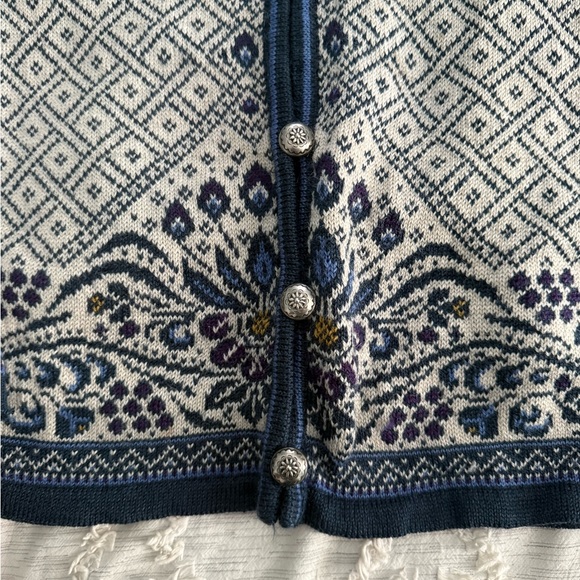 Dale of Norway Knit Wool Button Up Cardigan - Picture 3 of 9